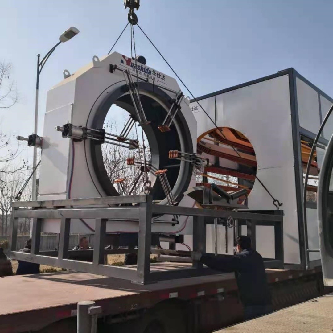 HDPE Pipe Extrusion Machine For Polyurethane Foam Preinsulated Pipe