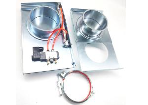 China Galvanised Automatic Blast Gate Sliding Damper For Dust Collection Filtration factory