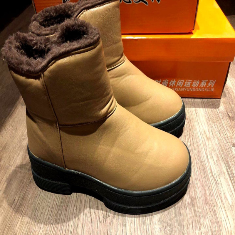 Warm Fashionable Fleece Lined Women's Waterproof Snow Boots Size 36-40