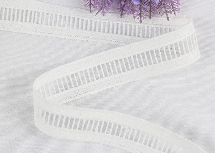 Water Soluble MIlk Silk White Lace Trim Ribbon For Garment Dress 1/2 Inches Width