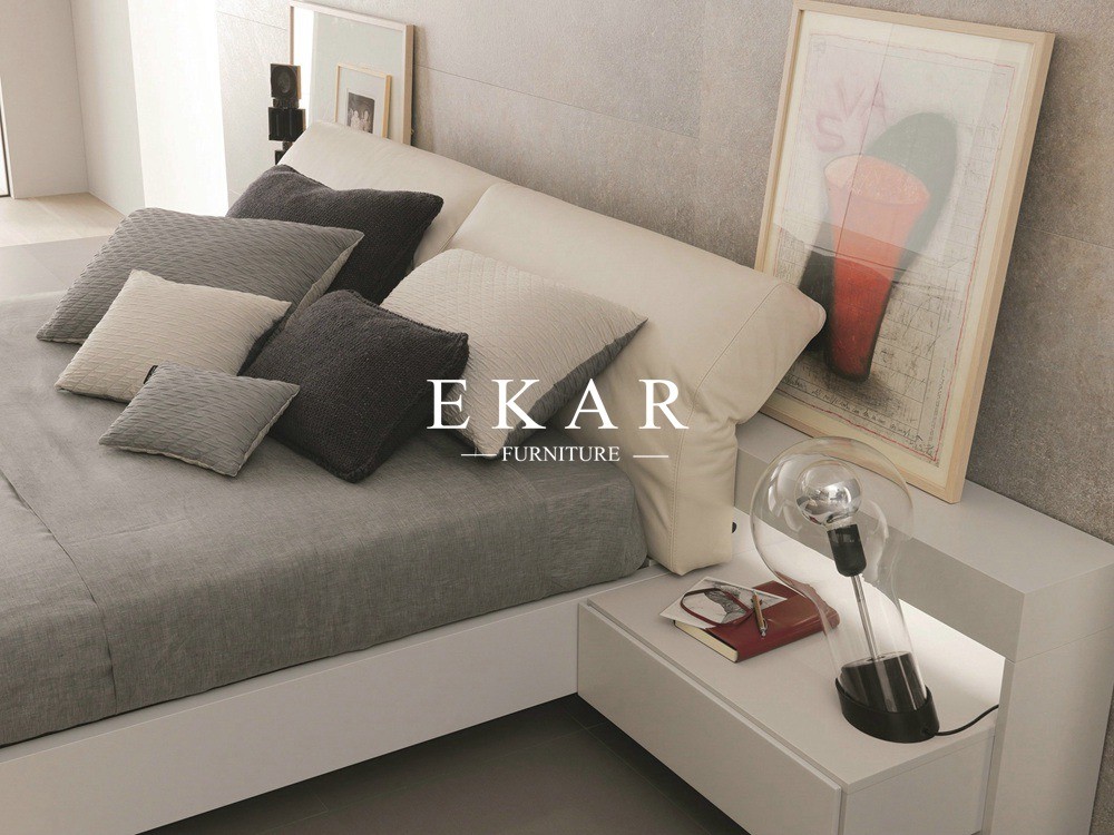 Bedroom Furniture Simple Double Wooden Bed Designs ZZ-BD014
