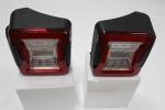 LED Tail Lights Rear Brake Lamps Turn Stop Reverse For Jeep Wrangler TJ CJ JK