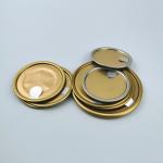 High Temperature 23mm Aluminum Peel Off Lids Easy Open Covers