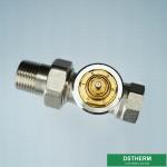 Customized Heavier Type Male Female Union Grey Classic Heating Brass Thermostati