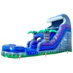Inflatable Water Slide Kids Bouncer Jumping Castle The Double Lane Dry Ball