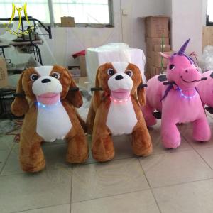 China Hansel stuffed walking electric ride on toys animal walking toys rides in mall factory
