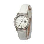 White Red Small Round Ladies Fashion Watches Auto Date Tourbillon