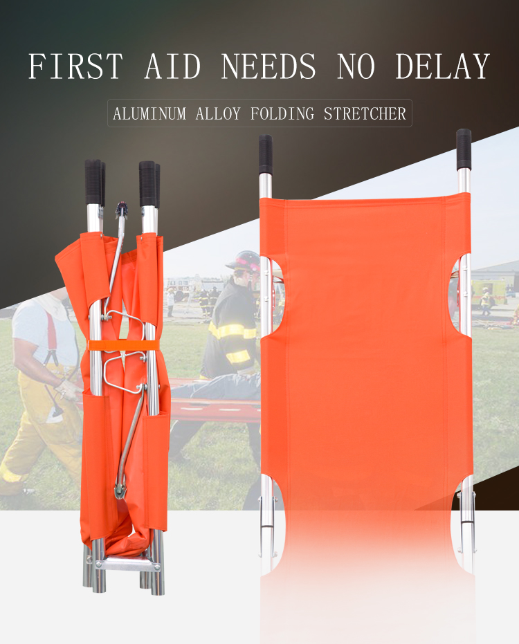 Customized Logo Emergency Foldable Rescue Stretcher Safety Belt