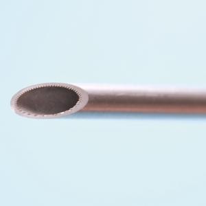 China Anodized Grooved Aluminum Pipe 3003 3003N Internally Threaded Aluminum Tubing factory