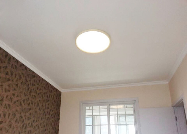120*40 mm Round Led Panel Light / Led Slim Panel with White Frame