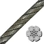 35*k7 32mm Galvanized Compacted Strand Rope Special Cold Heading Steel for