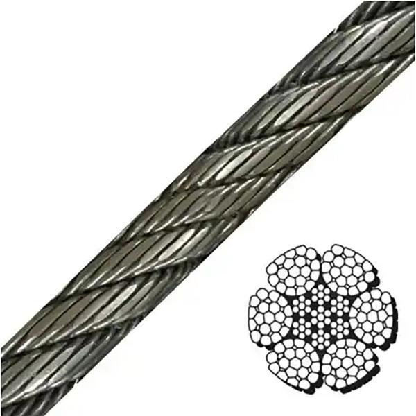 35*k7 32mm Galvanized Compacted Strand Rope Special Cold Heading Steel for