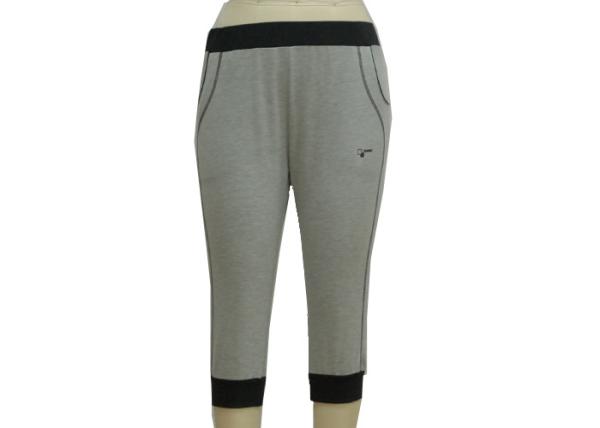 Cute Ladies Casual Pants Women'S Three Quarter Length Trousers High Density
