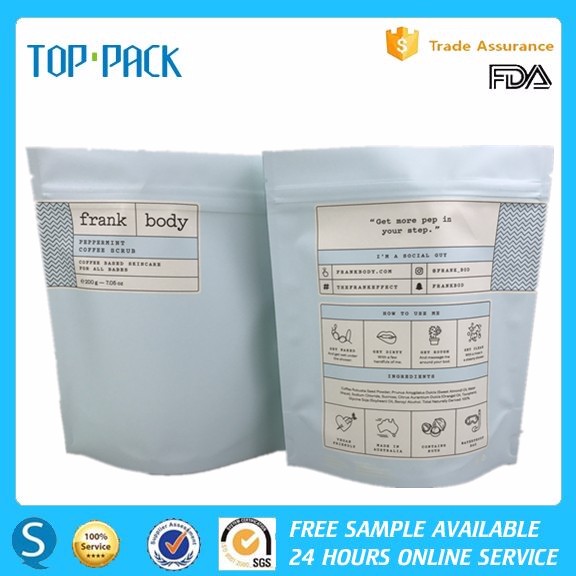 Custom Digital Print Food Packaging Pouches For Morniga Leaf Powder