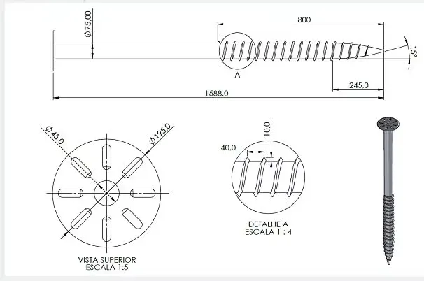 Ground Screw Pile for Efficient Garden Room Footing Support