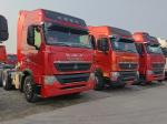 Howo Tractor Truck High Roof Cabin Howo T7H Horse Head Towing 50 Tons Weichai