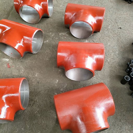 China 2 Inch ASTM A234 WPB Carbon Steel Seamless Equal Tee factory