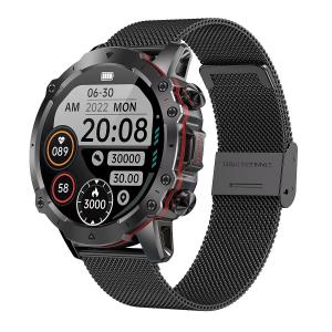 China AK56 Bluetooth Sport Smart Watch 1.43 Inch Round Screen Sport Heart Rate Waterproof Smartwatch factory