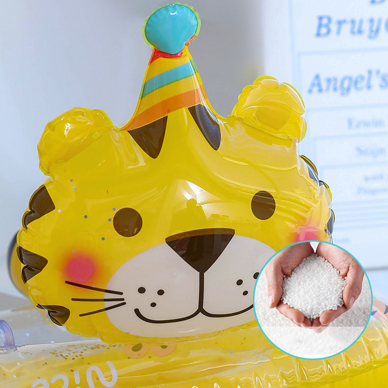 Unisex Inflatable Pool Float Ring for Kids Prevents Rollovers and Provides Endless Fun