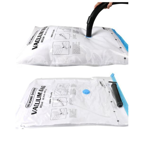 Clothes Plastic Transparent k Vacuum Seal Compression Storage Bag with Pump