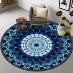 Persia Style Living Room Floor Carpet Circular Carpet Rugs Nonslip