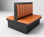 Modern Wooden Restaurant Booth Furniture Sofa Seating