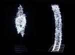 Outdoor LED Star Moon Modeling Lamp Lawn Lighting Festive Atmosphere Lighting