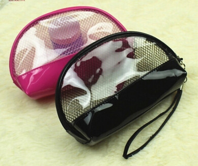 Light Weight PVC Cosmetic Bag , Fashion Makeup Plastic Cosmetic Bags With Ziplock