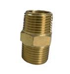 1/2 Male NPT *1/2 Male Npt Brass Hex Nipples Equal Brass Pipe Adapter
