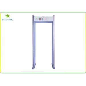 China High Sensitivity 6 Zone LED Water Resistant Walk Through Metal Detector with remote control on sale