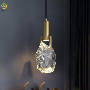 China All-copper K9 Crystal Pineapple pendant light for living room bedroom bedside dining room factory