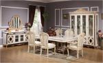 Xinyu Combination Luxury Wood Dining Room Sets European Dining Table Set 6