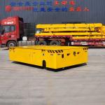 Large Capacity Trackless Transfer Carts In Steel Factory