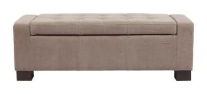 China folding shoes storage ottoman box tufted bench with hydraulic hinge , solid wood bench factory