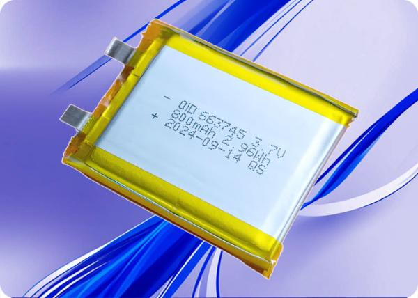 0.5C Discharge Explosion Proof Battery Compact 3.7 V 800mAh Lithium Battery