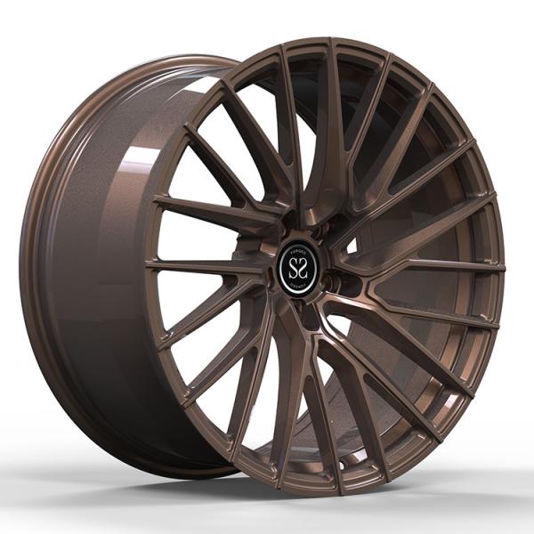 5x112 1 Piece Forged Wheels Custom Satin Bronze 19 20 21 22 23 Inches In BMW G07