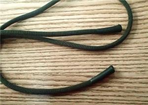 China Customerized 4MM Zipper Cord Soft And Matt Silicone Endings For Clothing , Shoes factory