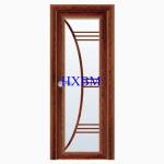 Damp Proof Aluminum Interior Doors With Double Tempered Clear / Frosted Glass