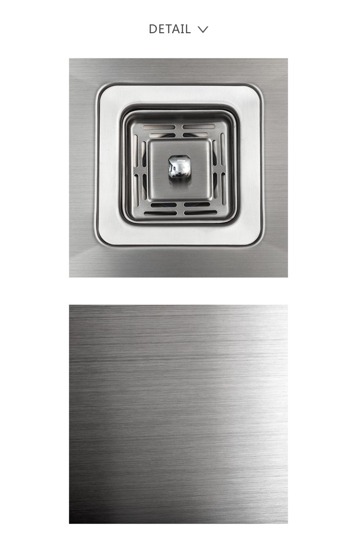 115x45 Drainboard Kitchen Sink Square Undermount 16 Gauge Double Bowl