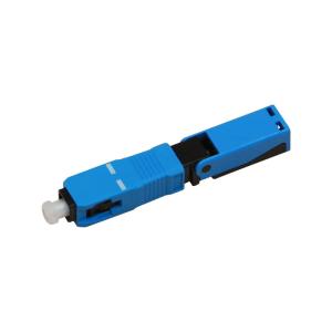 China 3.0mm 2.0X3.0mm Fiber Optic Drop Cable Connector / SC APC fast connector factory