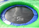 Commercial grade adults big inflatable bossaball court with center trampolines