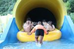 Fiberglass Super Tornado Water Slide 14.6m Platform Height Easy Maintenance for