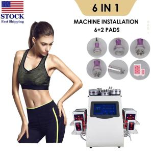 China S Shape RF Wrinkle Removal Machine 40K Lipolaser Slimming Beauty Machine 6 In 1 factory