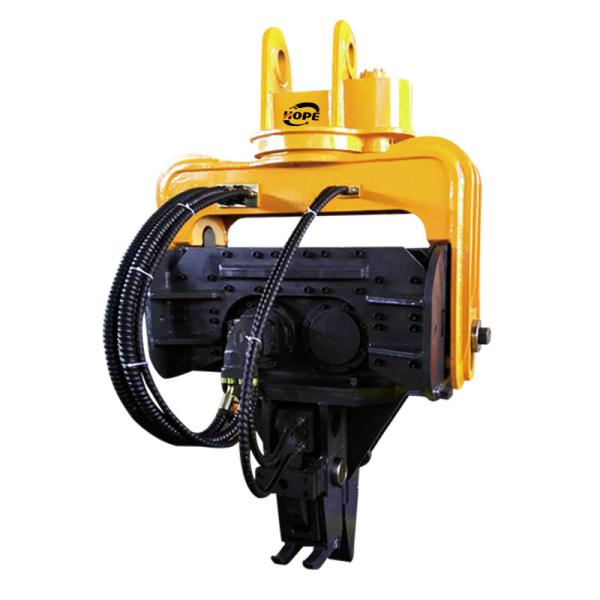 Manganese Plate Vibratory Excavator Mounted Pile Hammer High Hardness For
