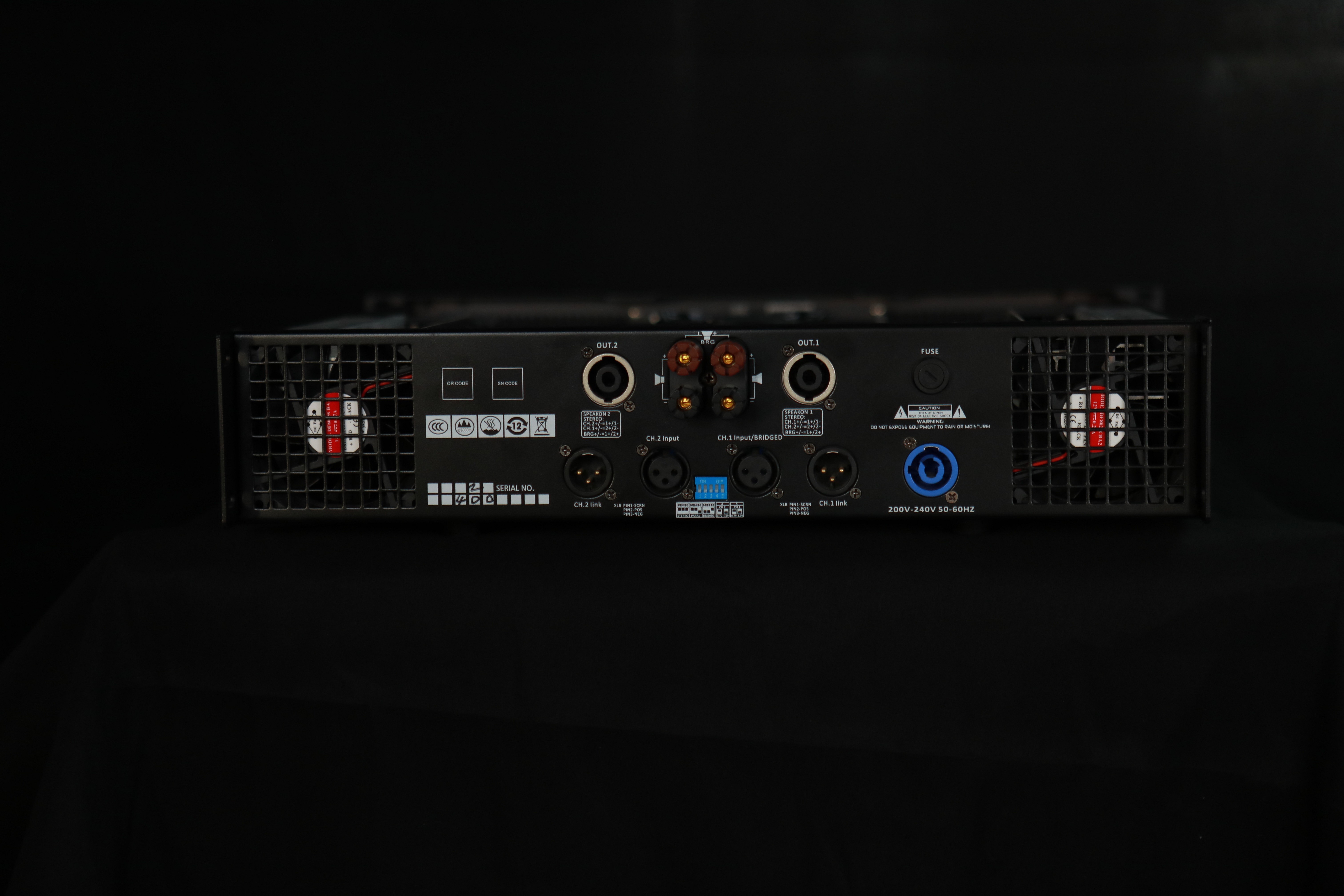 Bar Concert CLASS AB 2U 400 Watt Home Stereo Amplifier