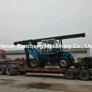 China 500-1500mm Versatile Wheel Type Auger Piling Rig For 30-50r/Min Powerhead Rotary Speed factory