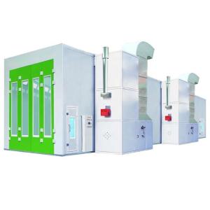 China 220V Industrial Car Spray Booth With Fiberglass Floor Filter And Exhaust Fan factory