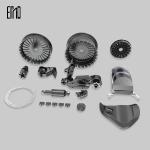 INCA SA028 Aluminum Alloy Motorcycle Single Arm Complete Kit Customized