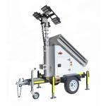 Versatile Affordable Solar Light Trailer With 4*250W 3*300W Solar Panels For