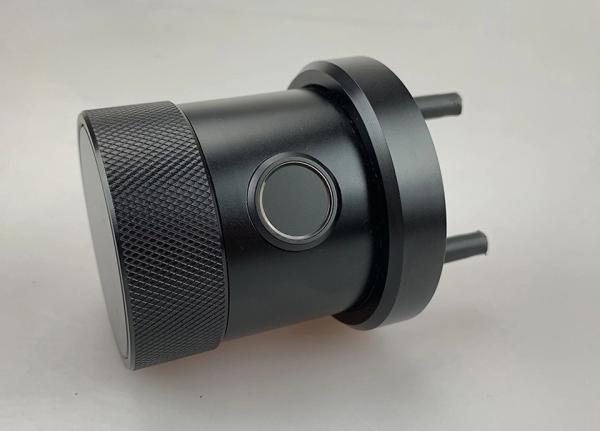 Black 4 Way To Unlock Smart Fingerprint Lock For Rental House , Sliding Door